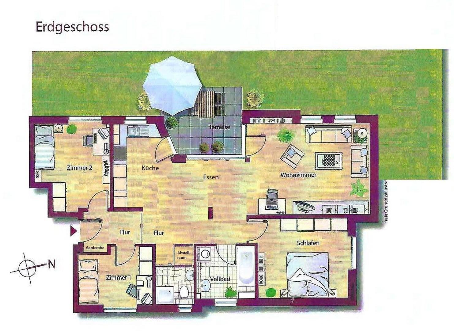 Ansicht Grundriss