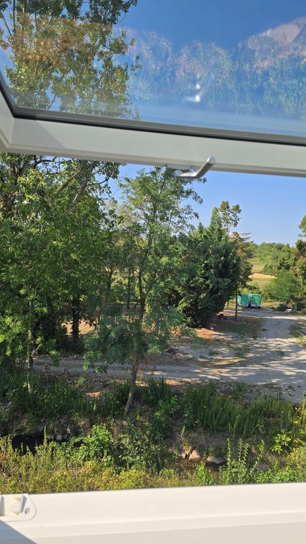 Blick aus dem Dachfenster