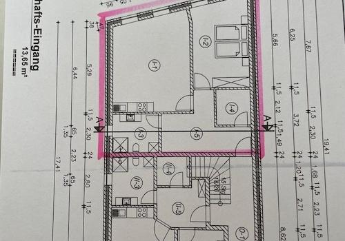 Grundriss Wohnung 1