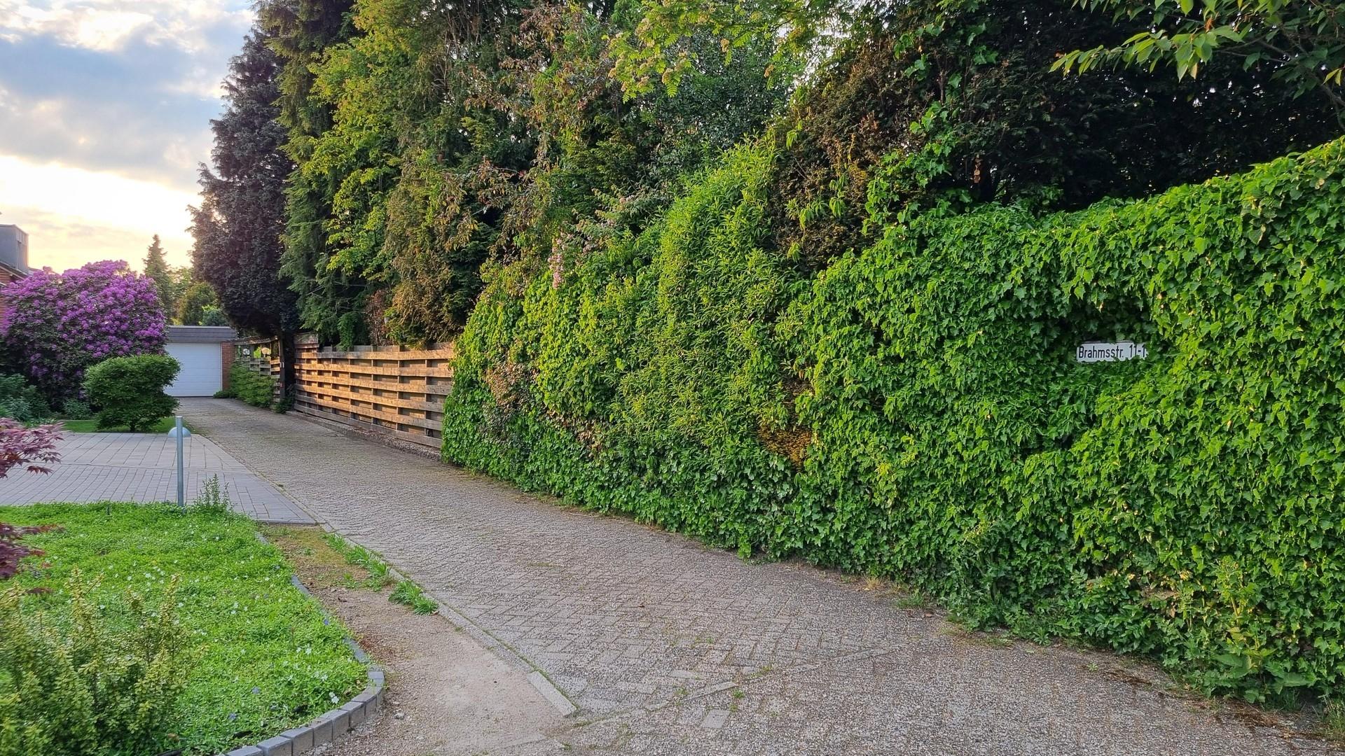 Erschließung über Privatstraße