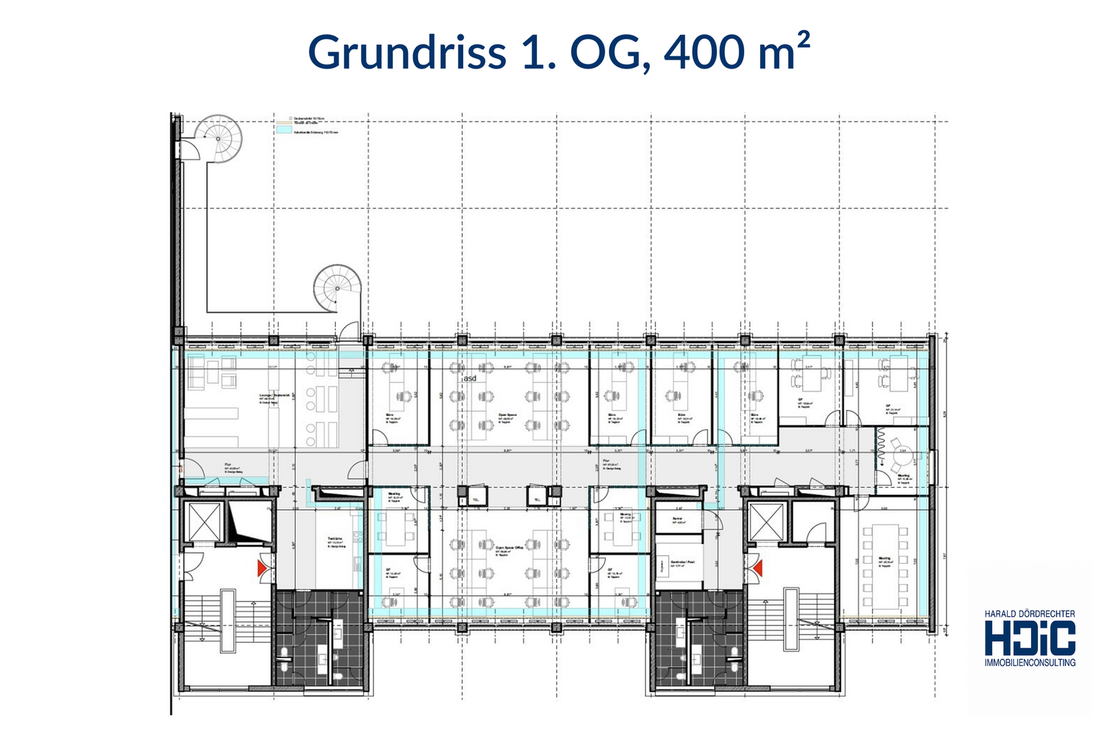 Grundriss 1. OG, 400 m_