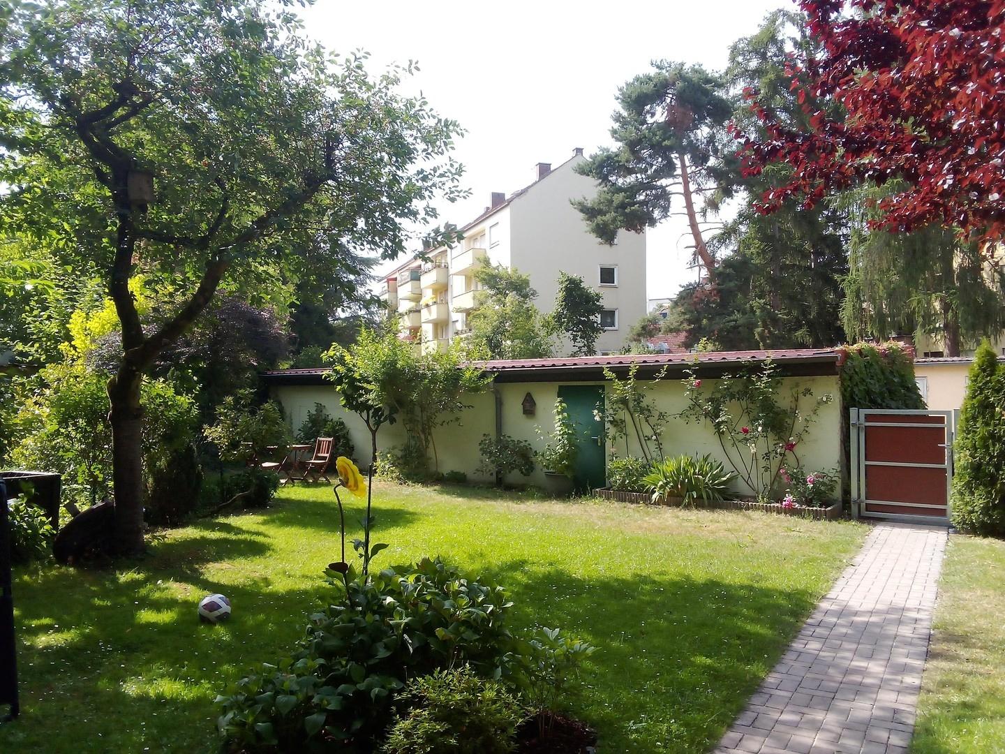 Grüner Gartenbereich