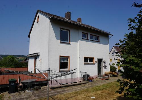 Hausrückseite