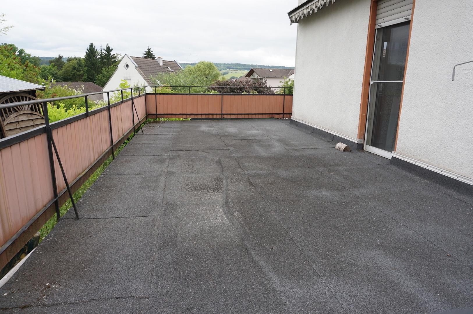 Terrasse am Wohnzimmer