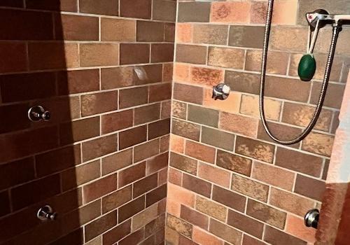 Sauna mit Dusche