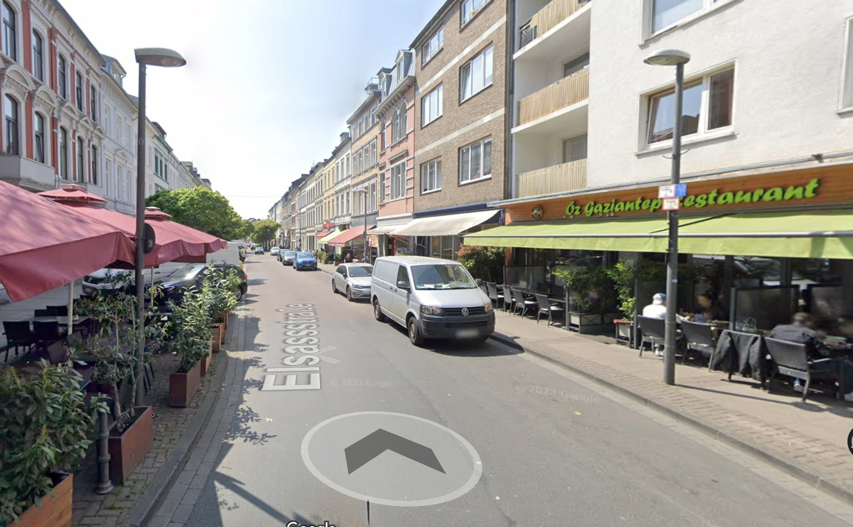 Gastronomie in der Elsassstr.