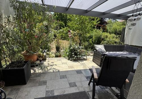 Terrasse Blick Garten