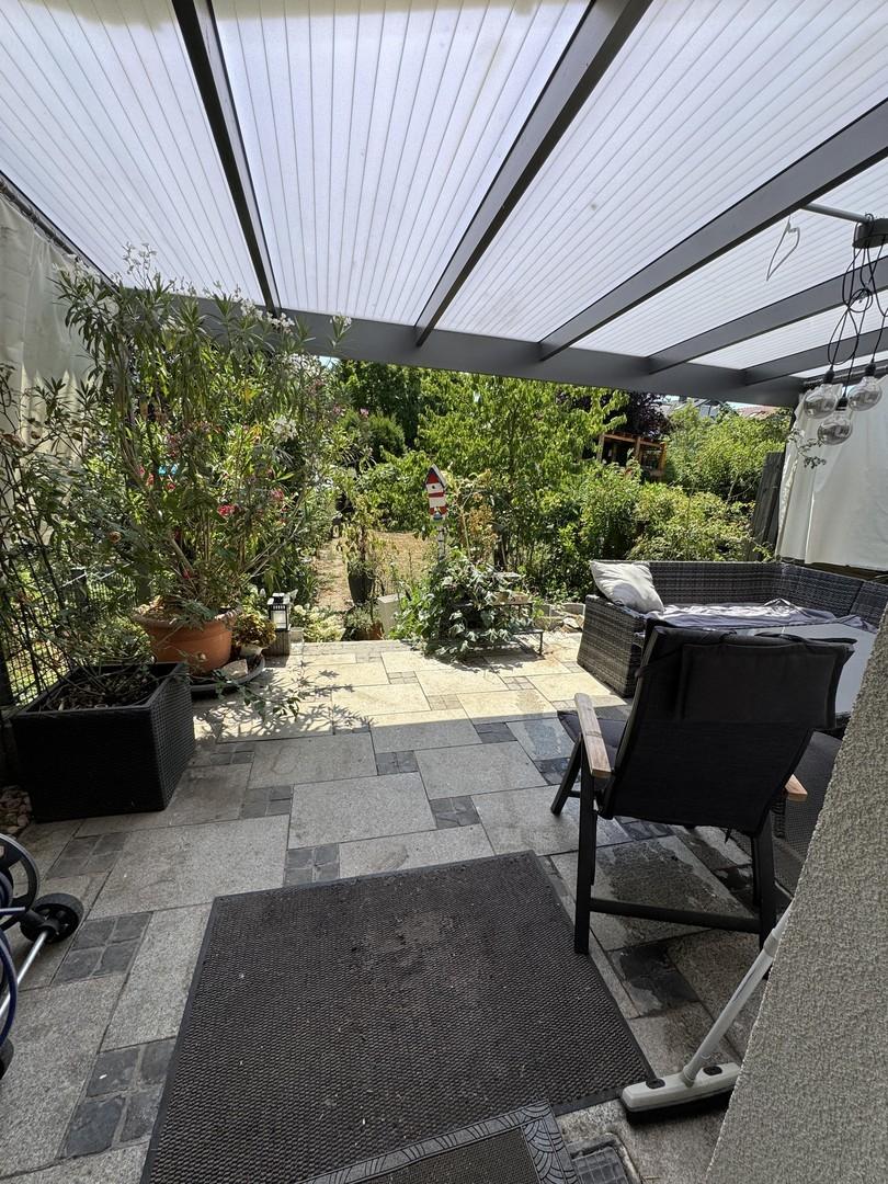 Terrasse Blick Garten