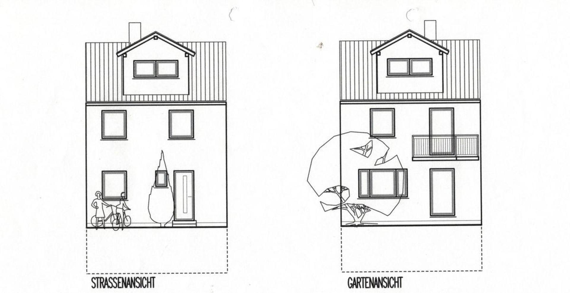 Hausansicht Ausbau