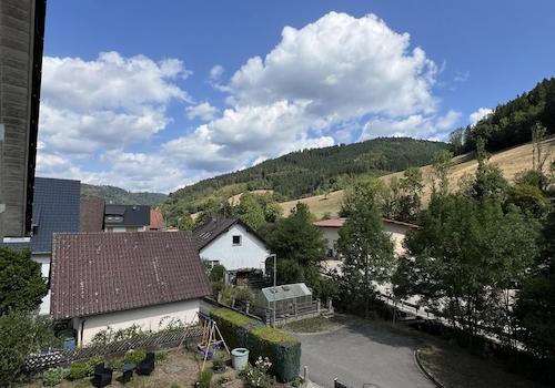 Ausblick vom Balkon