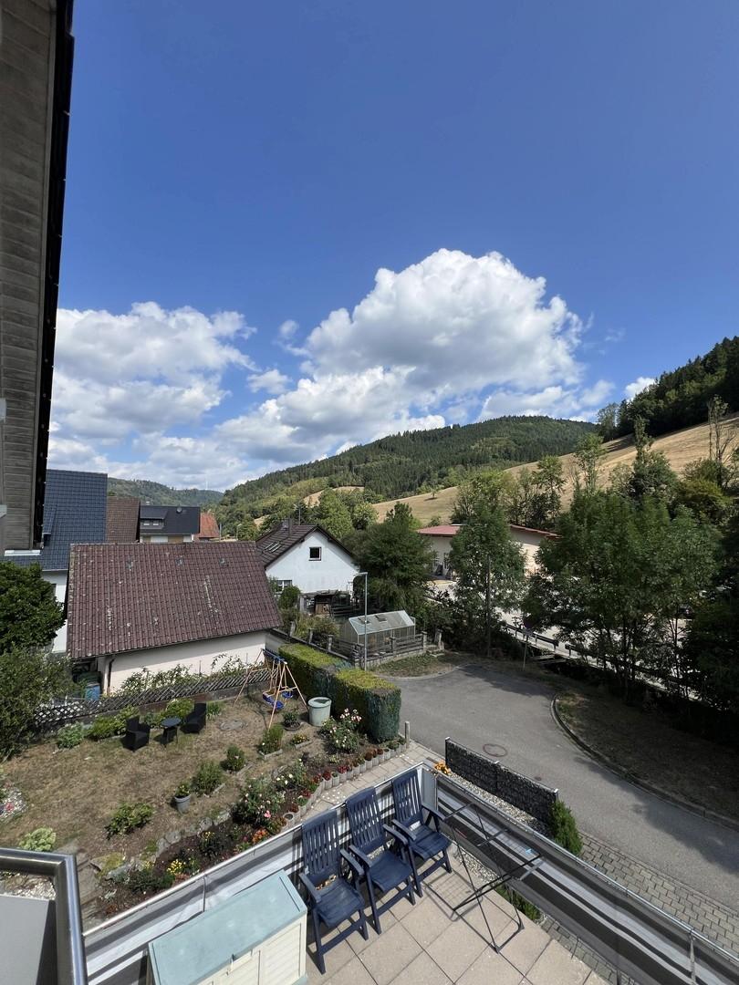 Ausblick vom Balkon