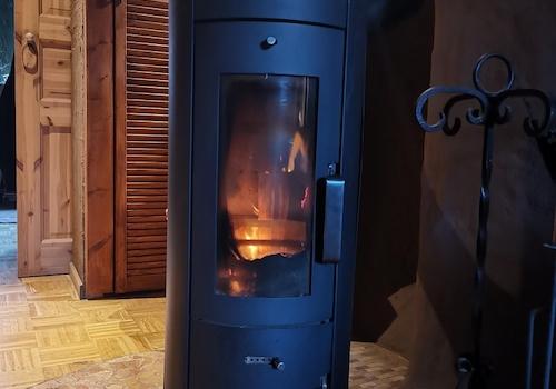 Holzofen Wohnzimmer 1 OG