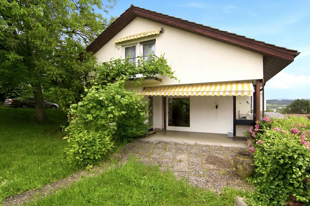 Die Terrasse von außen