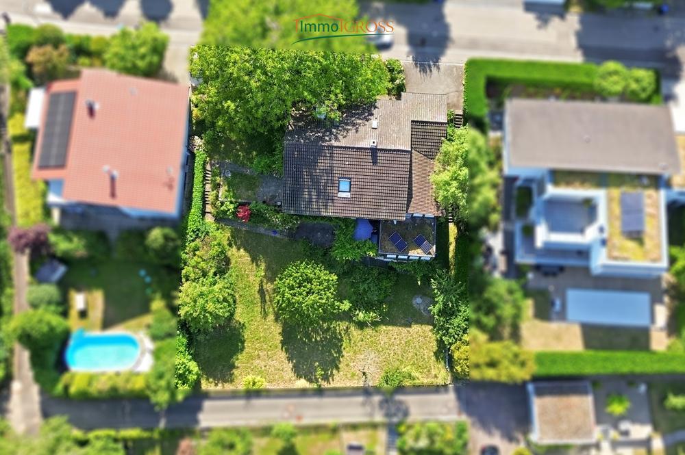 Das Haus von oben