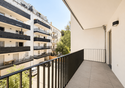 Weitsicht aus dem Balkon 