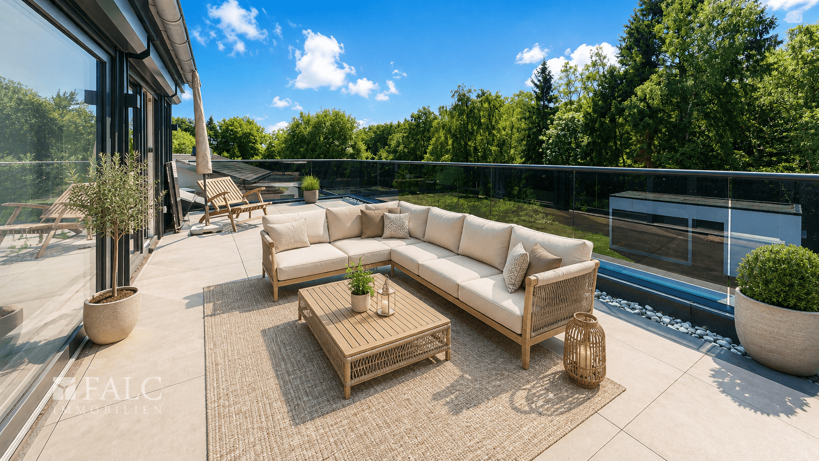 Dachterrasse