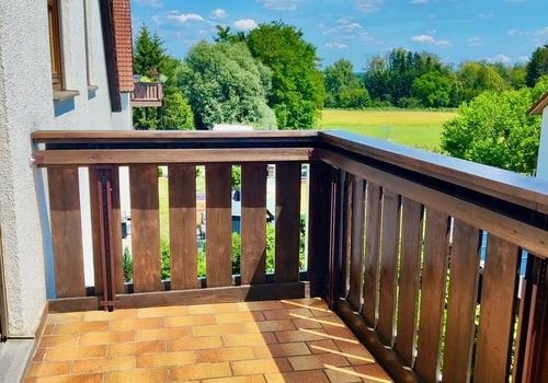 Renovierte Balkon