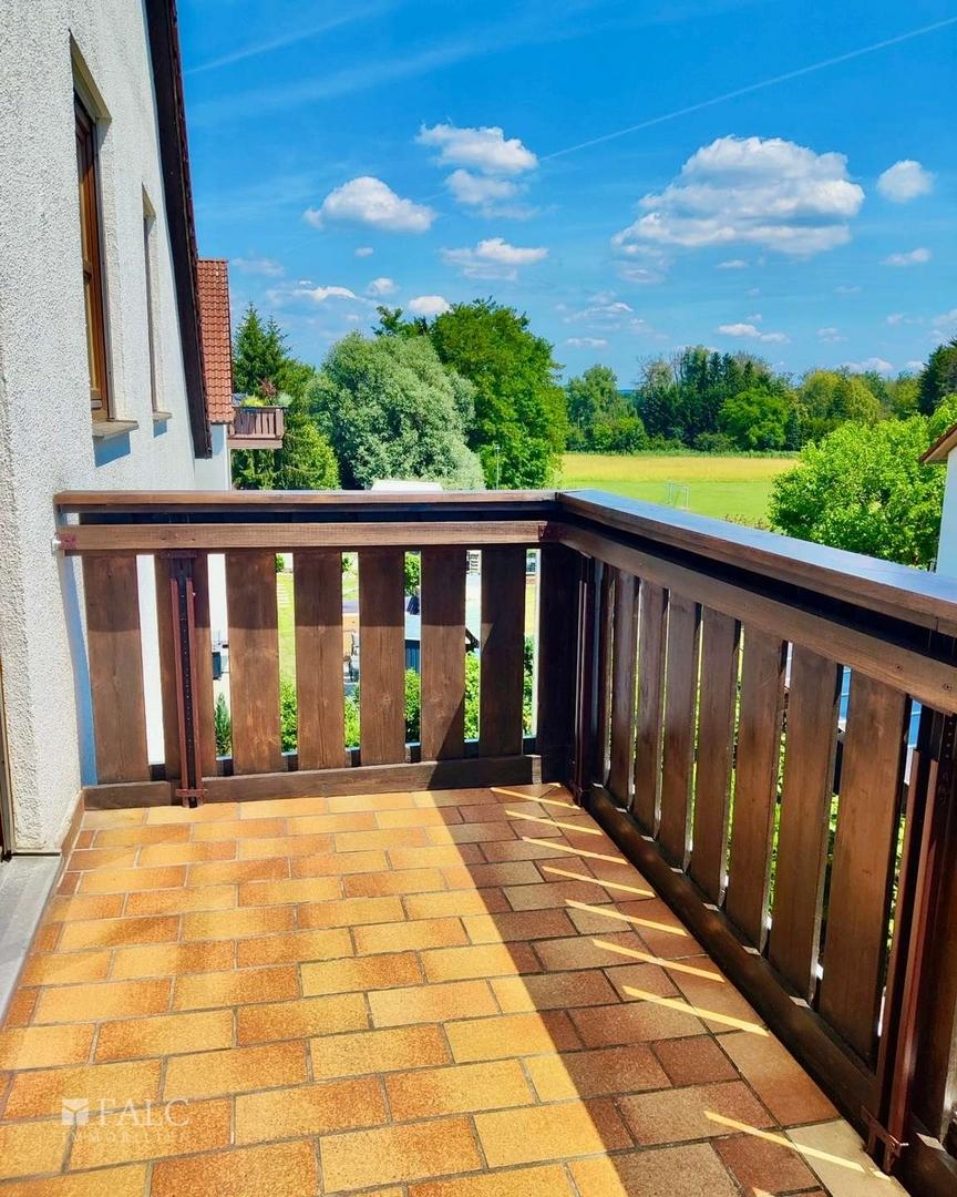 Renovierte Balkon