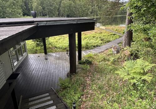 Treppe zum See-/Unterhaus