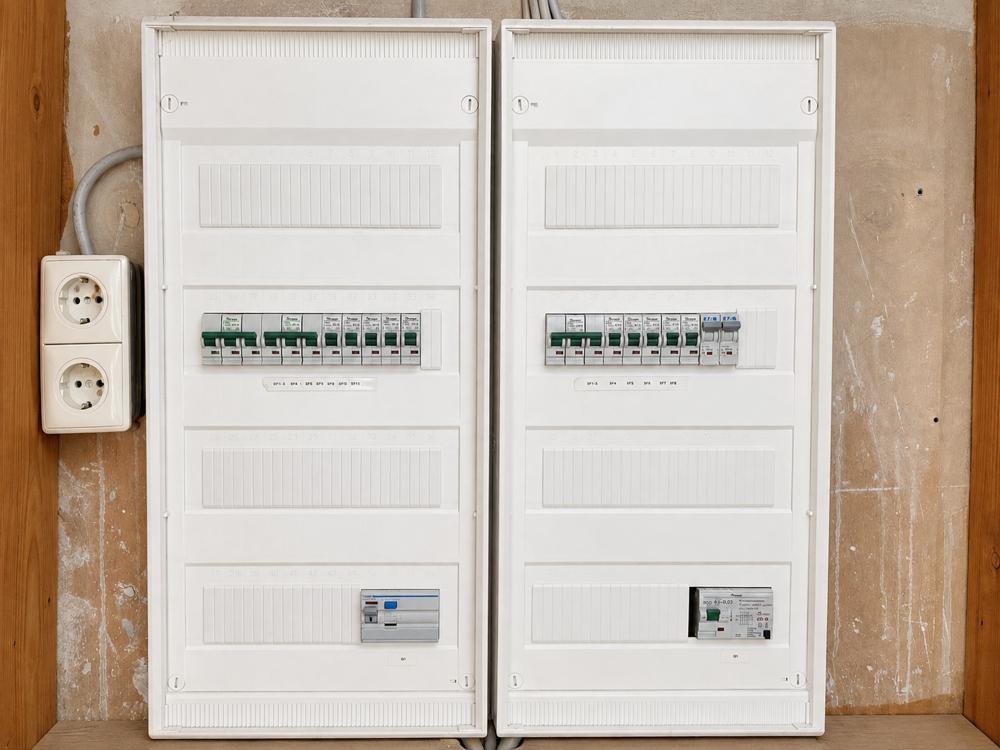 moderne Elektrounterverteilung
