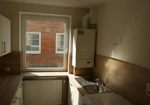 Küche mit eigener Gastherme