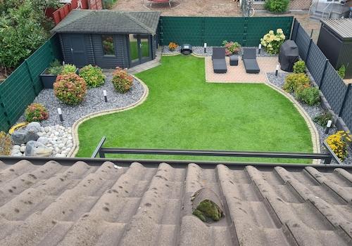Blick aus Wohnzimmer 