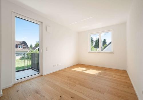Schlafzimmer mit Balkon