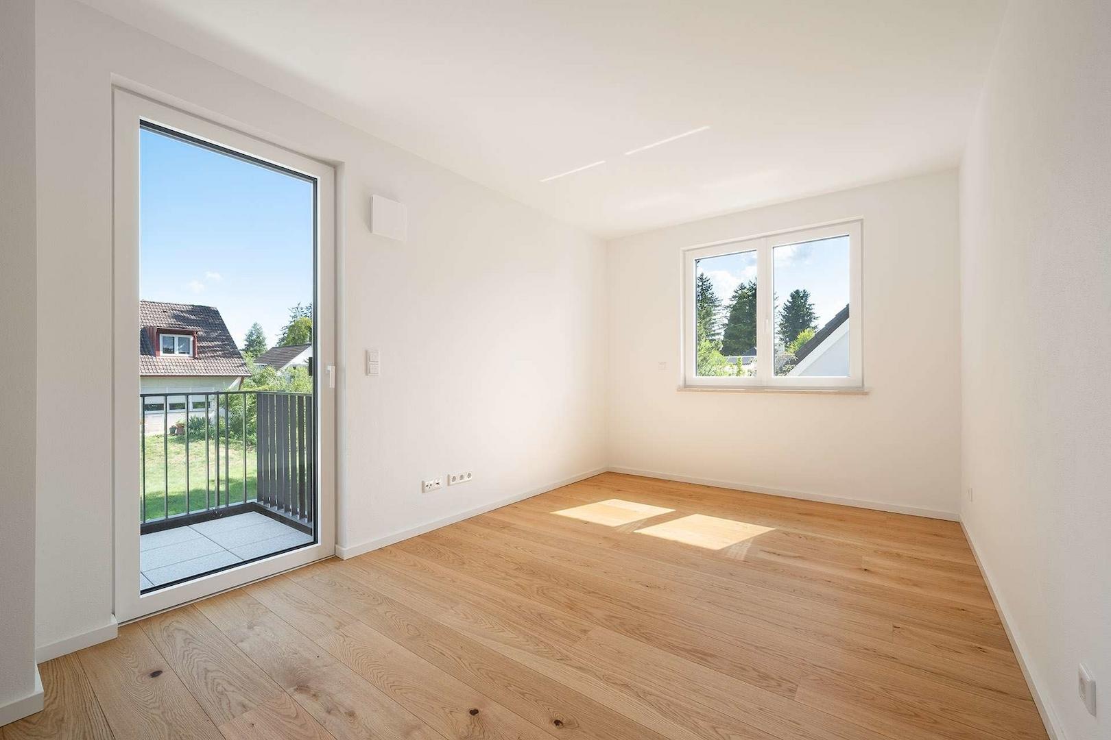 Schlafzimmer mit Balkon