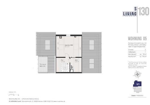 Grundriss Speicher / Studio