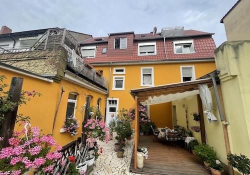 Rückansicht des hauses