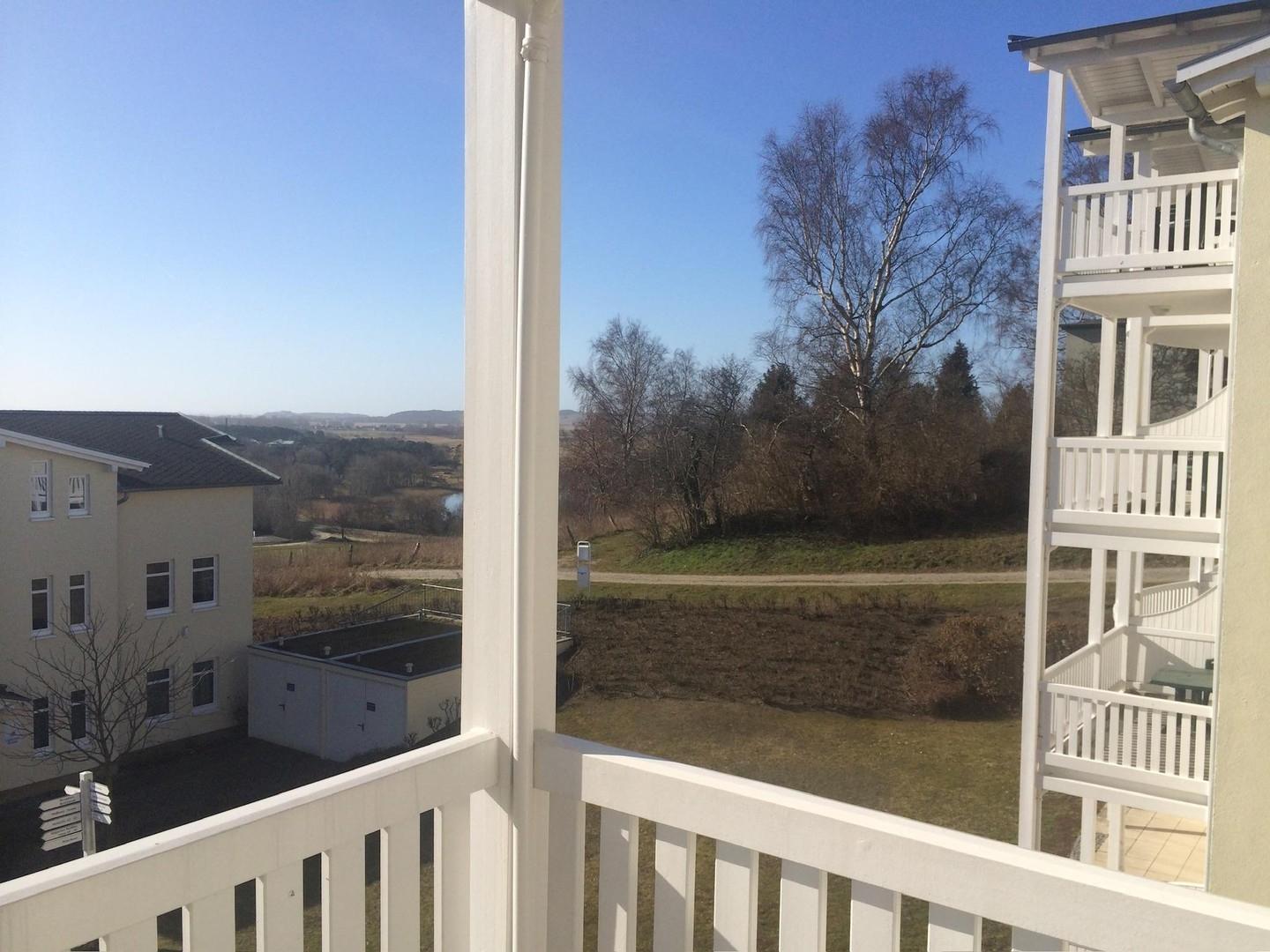 Der Ausblick Richtung Bodden