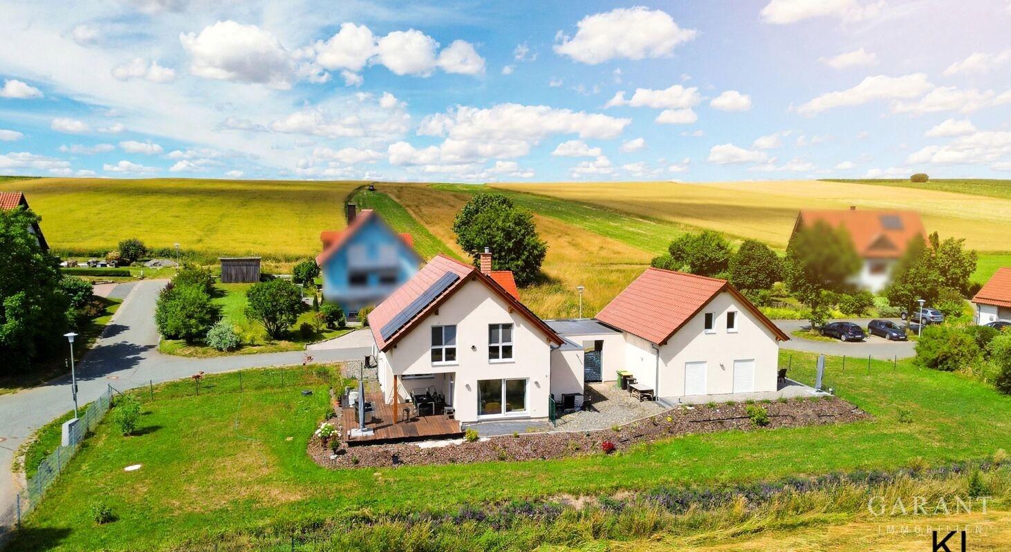 Luftaufnahme beide Immobilien