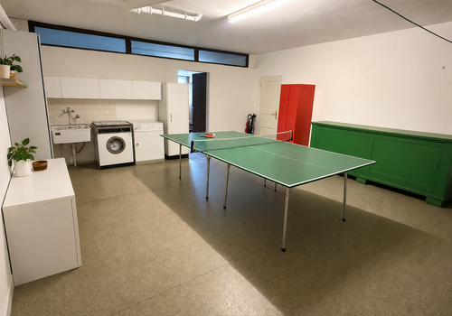 Hobbyroom mit Waschhaus