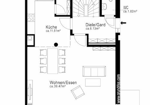 Grundriss - Erdgeschoss