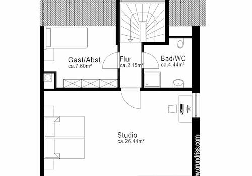 Grundriss - Dachgeschoss