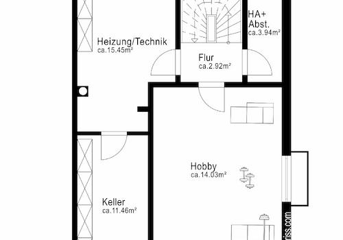Grundriss - Kellergeschoss