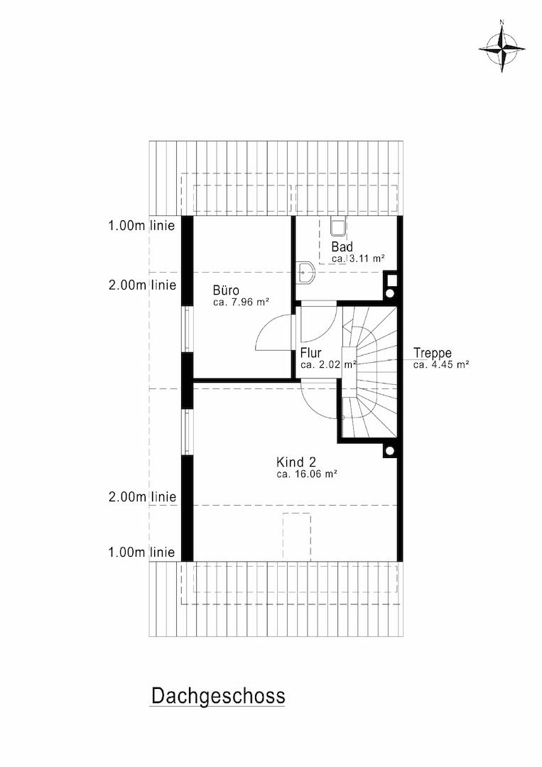 Grundriss Dachgeschoss