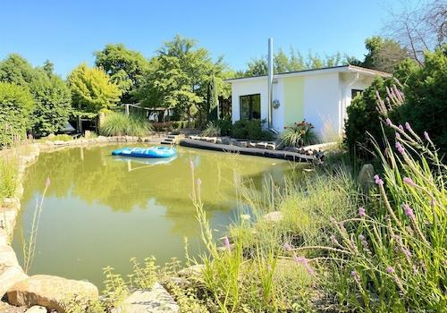 Schwimmteich Sommerhaus - (KI)