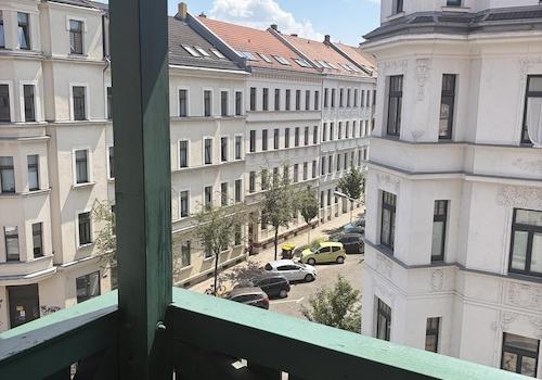 Blick vom Balkon