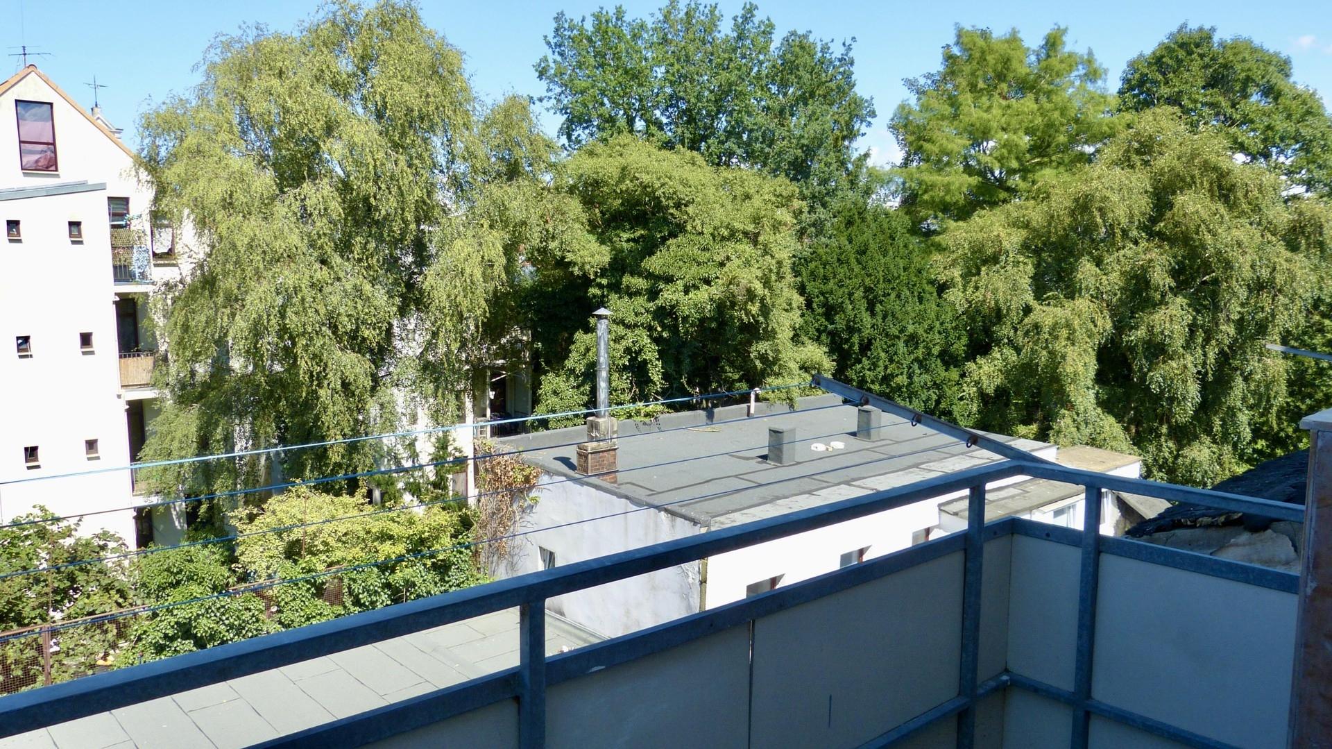 Aussicht vom Balkon