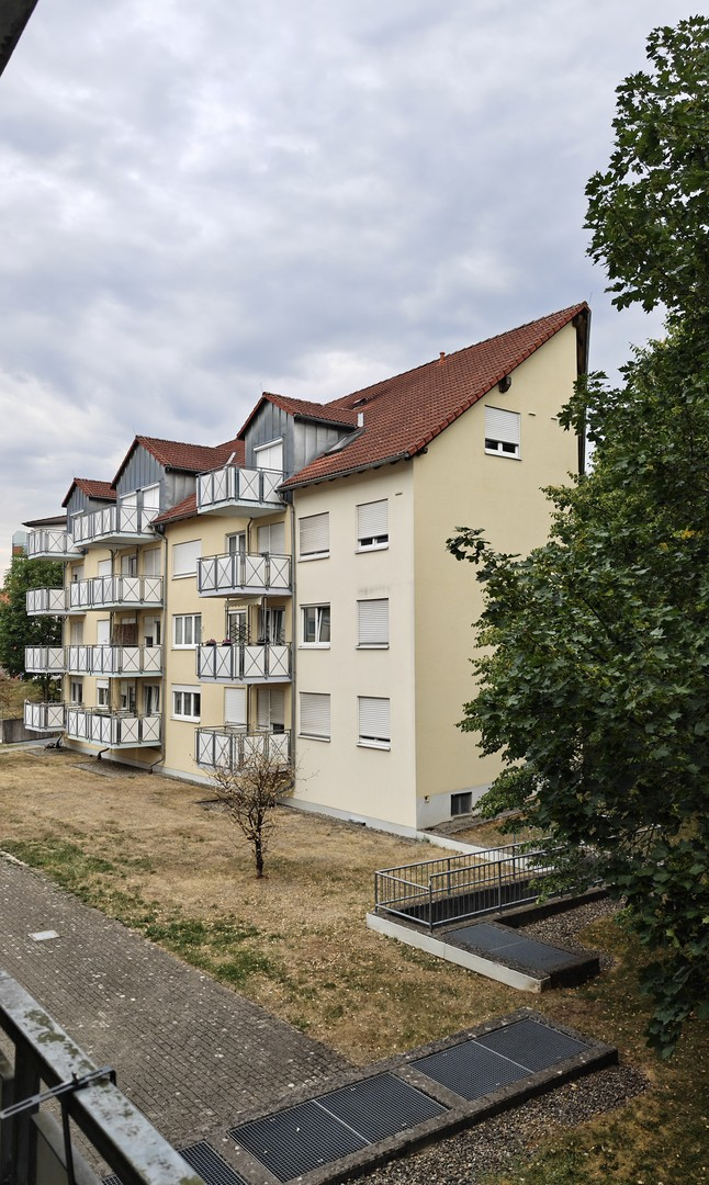 Blick vom Balkon