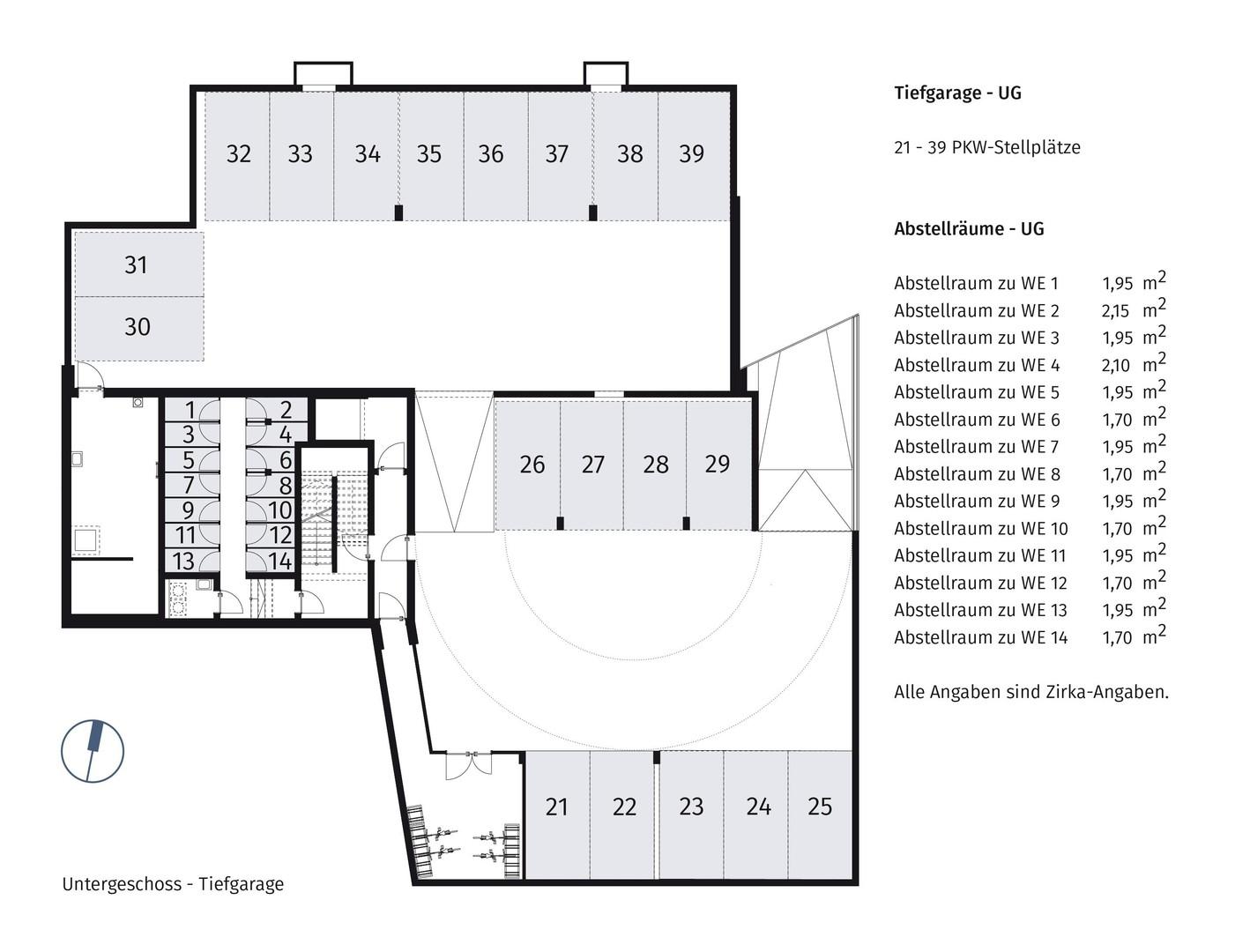 Grundriss TG