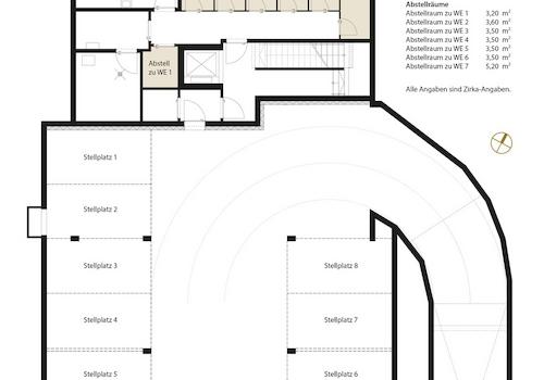 Grundriss KG/Tiefgarage