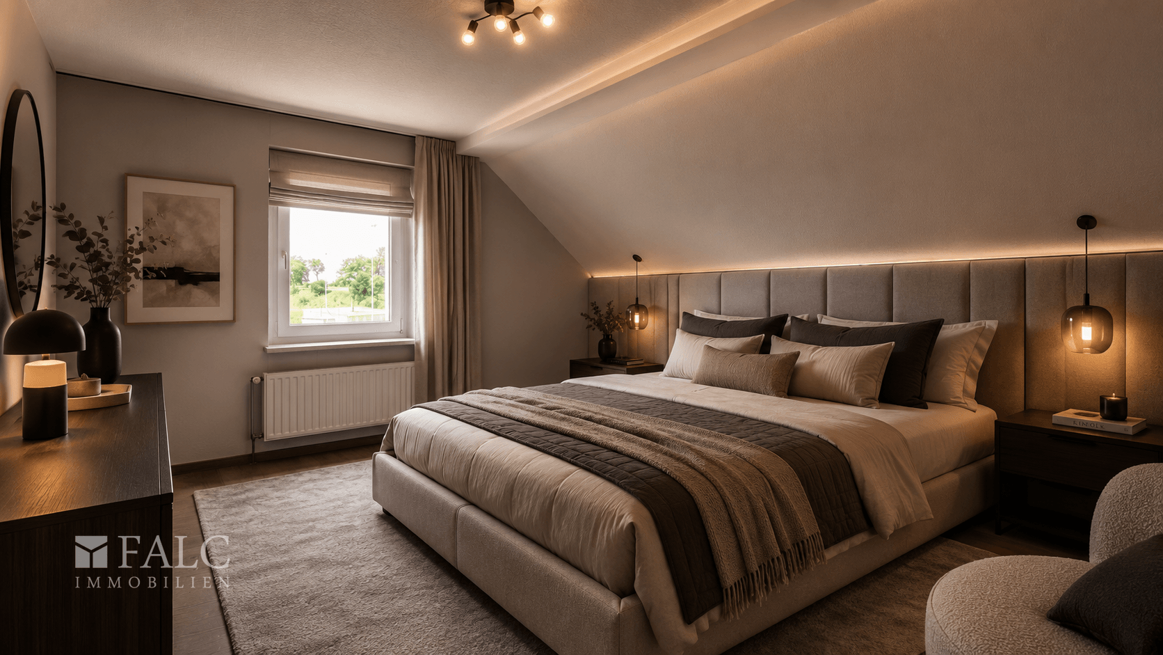 Schlafzimmer DG. Beispiel