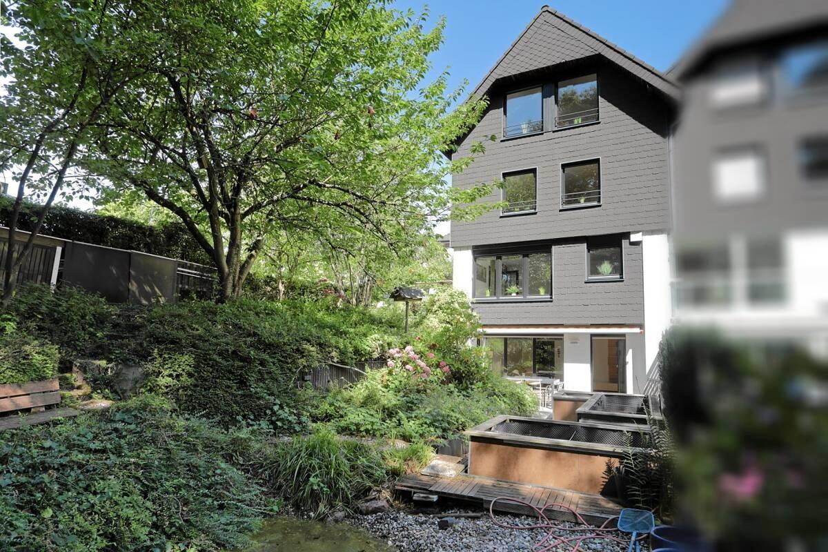 Die Gartenansicht vom Haus 