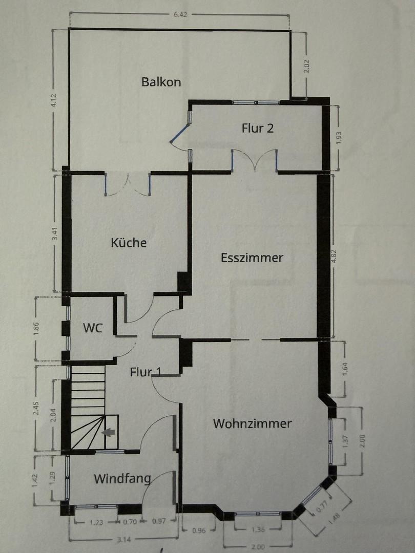 Grundriss Hochparterre