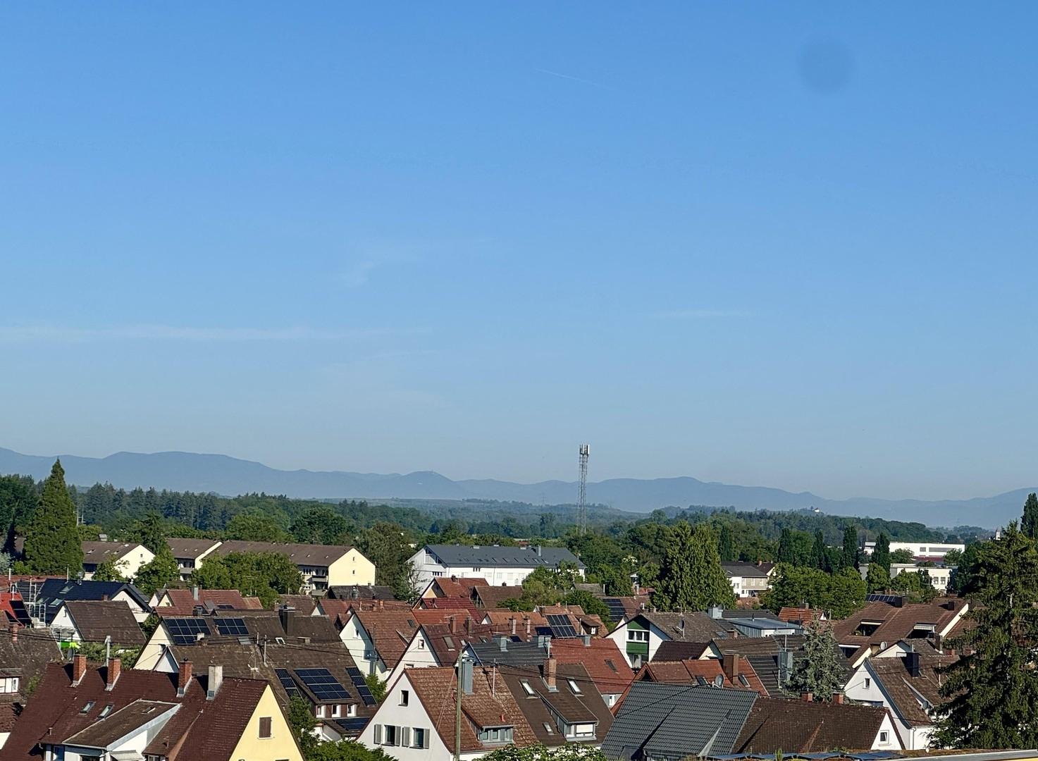 Aussicht auf Vogesen