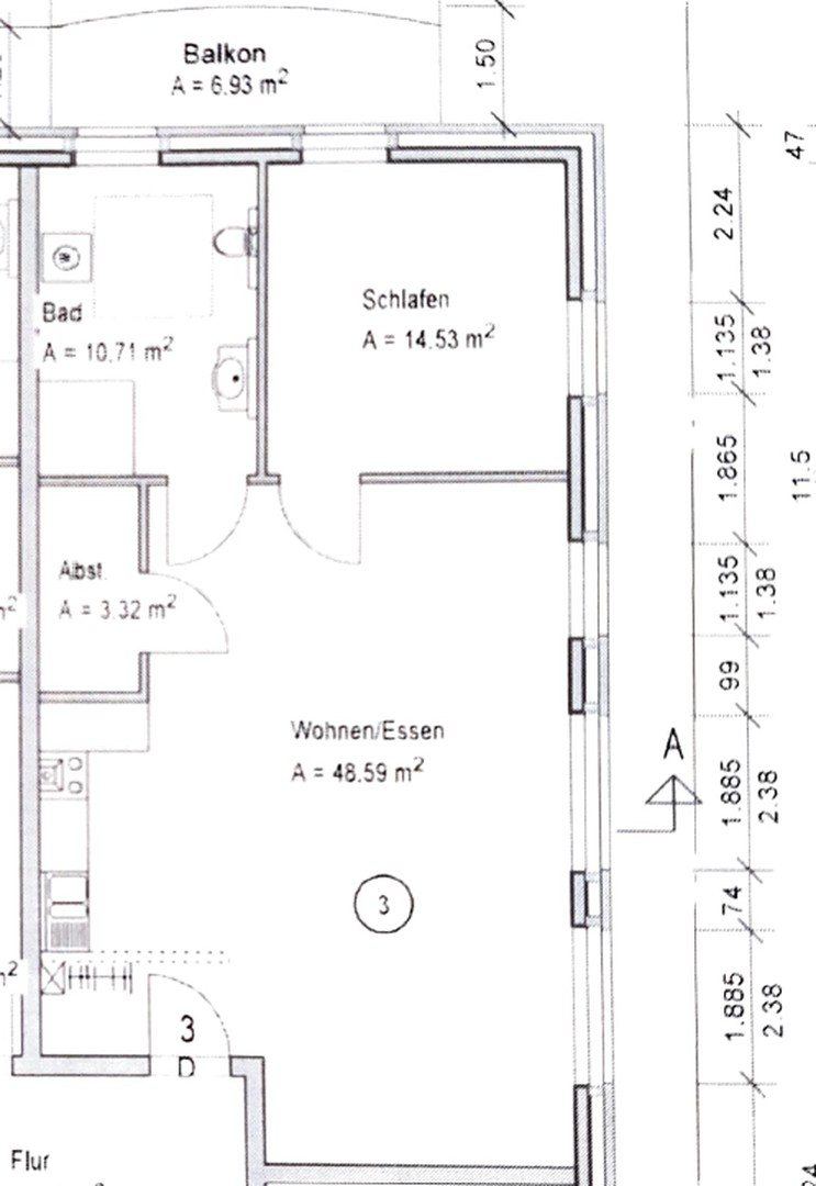 Grundriss Wohnung