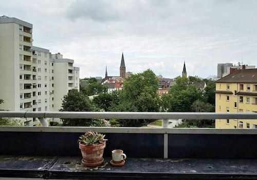 Aussicht von Balkon