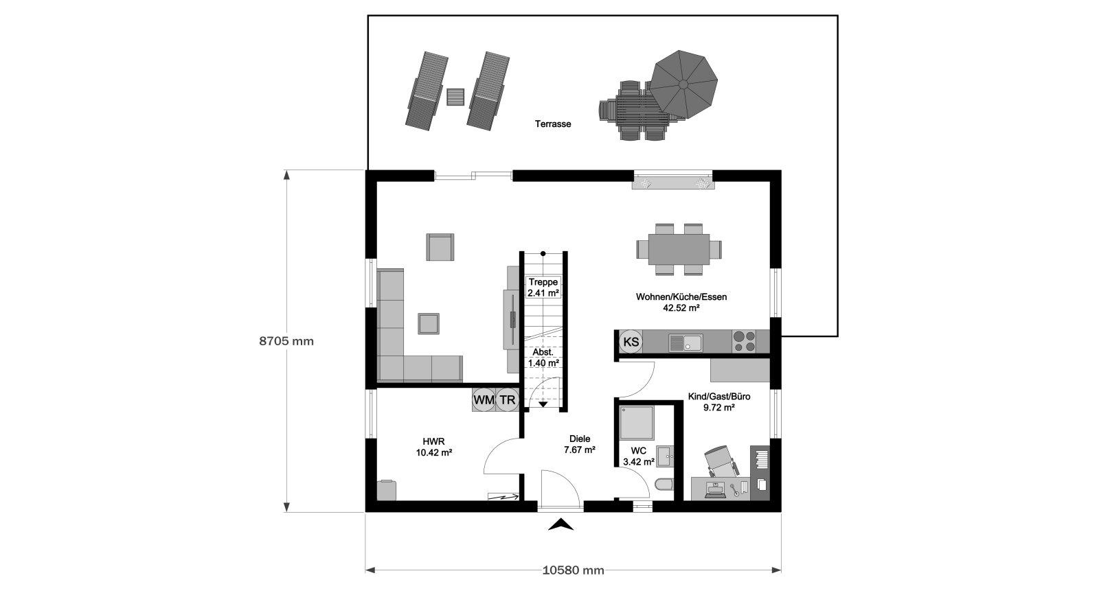 Grundriss EG